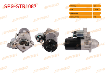 Marş Dinamosu  SPAGO STR1087  130019808 1300198080 5802V4 5802 V4 1516827R 46231643