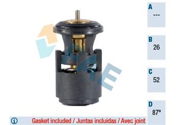 Termostat 87 °C  MAGNETI MARELLI 359001200220  32121110B 32121110P 032.121.110B 032.121.110P