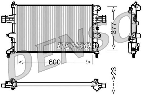 Su Radyatörü  DENSO DRM20081