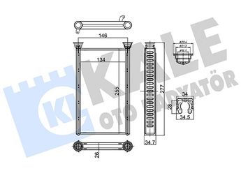 Kalorifer Radyatörü  MGA 81217  64119229486