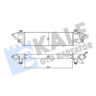 Turbo Radyatörü  Mitsubishi L200 (KL0/KJ0)(2019->)  KALE 355670