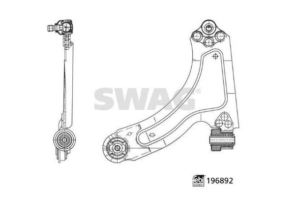 Salıncak Ön Alt Sol Peugeot 309 (02.1986->)  SWAG 33 11 2375