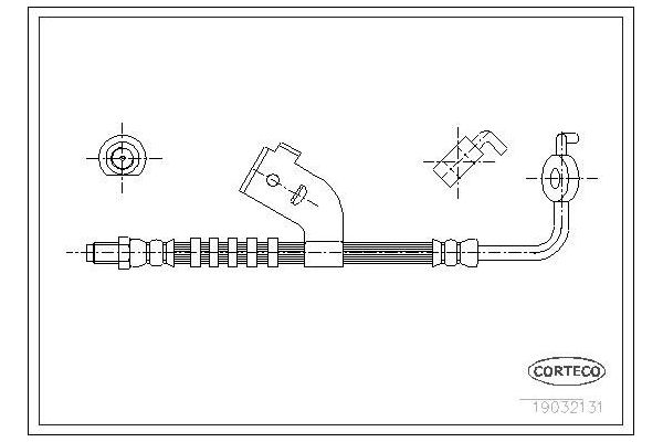 Fren Hortumu Ön Sol EUROCRAFT EU F17160-002