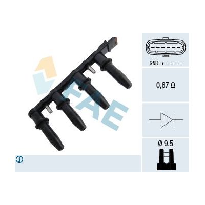 Ateşleme Bobini  Opel Meriva (2006->)  OPEL ORJINAL 10458316