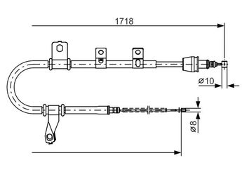 El Fren Teli Arka Sol BOSCH 1 987 482 209  5976017510 5976017510 5976017510 5976017510