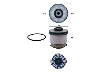 Yakıt Filtresi  MAHLE KX 385D  AB399176AC 1722896 1725552 1749359 2507872 493866 5224622 AB399155DC AB399155DD AB399176AB 1WA013ZA5 U2Y013ZA5