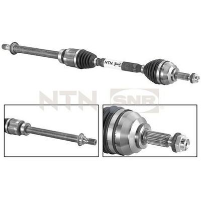 Aks Komple Ön Sağ Renault Clio IV (2012->)  SNR DK55.064