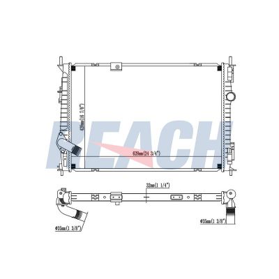 Su Radyatörü  Nissan Qashqai (J10)(01.2007->)  VEKA 16-1844B