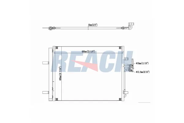 Klima Radyatörü  EUROCRAFT EU F24216-025