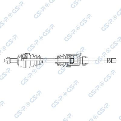 Aks Komple Ön Sağ Fiat 500L (351) Living (2013->)  FIAT ORJINAL 52134279