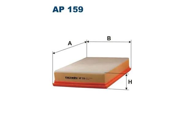 Hava Filtresi  Volkswagen Sharan (7M8)(07.1995->2000)  FILTRON AP 159