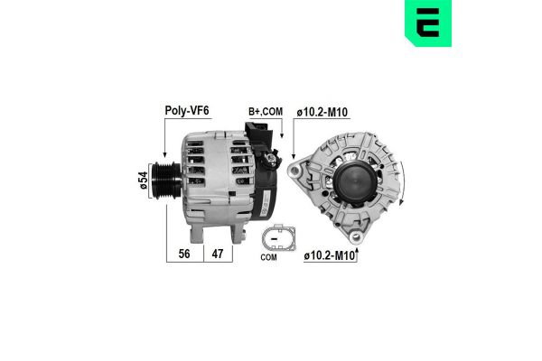 Alternatör  Ford Focus S.Wagon (CGE)(2018->)  ERA 209718A