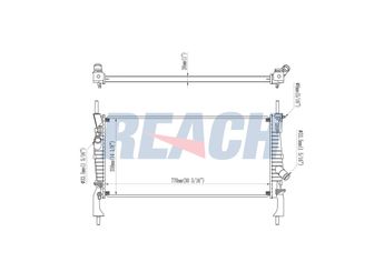 Su Radyatörü  OPEL ORJINAL 20777046  6C118005CD 1373156 1383317 6C118005CB 6C118005CC 6C1H8005CB 6C1H8005CD