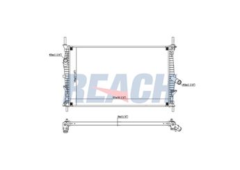 Su Radyatörü  VEKA 16-2829B  BK218005CC 1771533 1776889 1789645 1898101 BK218005CA BK218005CB