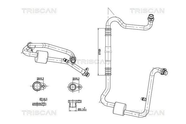 Klima Hortumu  RENAULT ORJINAL 924804040R