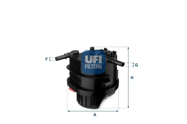 Yakıt Filtresi  Toyota Aygo (KGB/WNB)(2005->)  EUROCRAFT EU F26264-001