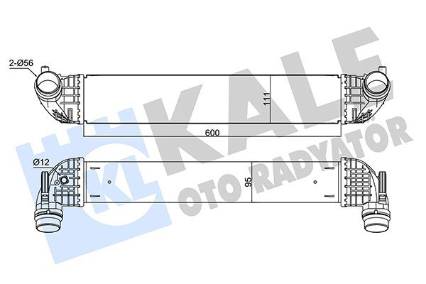 Turbo Radyatörü  Opel Astra K HB (09.2015->)  KALE 356085