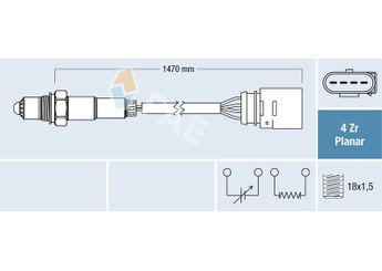 Oksijen (Lambda) Sensörü  FAE 77145  6A906262AQ 06A 906 262 AQ 6A906262B 06A 906 262 B 22906262l 022 906 262 l 22906262L 022 906 262 L