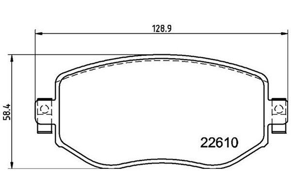 Fren Disk Balata Ön Renault Megane IV HB (12.2015->)  MAGNETI MARELLI 363700468068