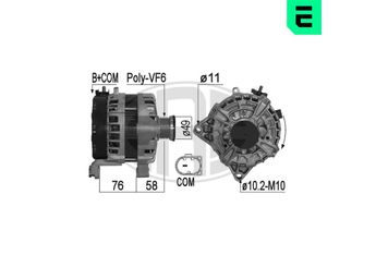 Alternatör  ERA 209256  12317628243 12 31 7 628 243