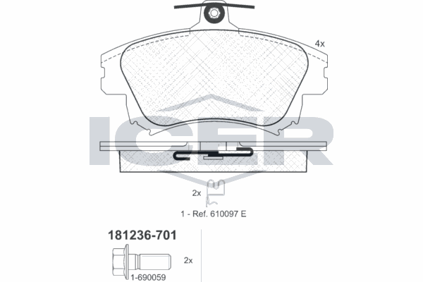 Fren Disk Balata Ön TWINS 16357