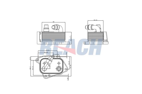 Motor Yağ Soğutucu  FROW 822.1540.003
