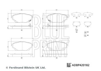 Fren Disk Balata Ön veya Arka WEGER 495261  ML261681  ML225279 MK585740 MK585933 ML252415 ML261681 MK585739 MK585738