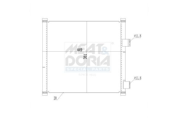 Klima Radyatörü  Ford Streetka (CCS)(01.2003->)  NRF 35357