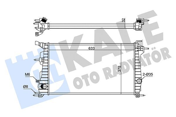 Su Radyatörü  KALE 363105