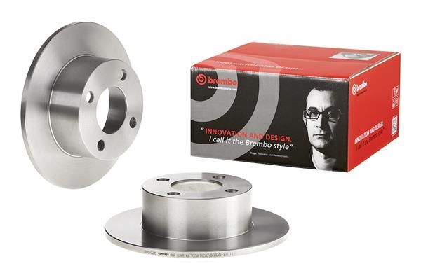 Fren Disk Ayna Arka Sağ ve Sol Audi 100 Sedan (443)(01.1988->)  BREMBO 08.5510.10