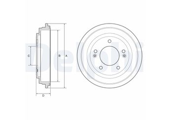 Kampana Arka Sağ veya Sol DELPHI BF613  584113X000