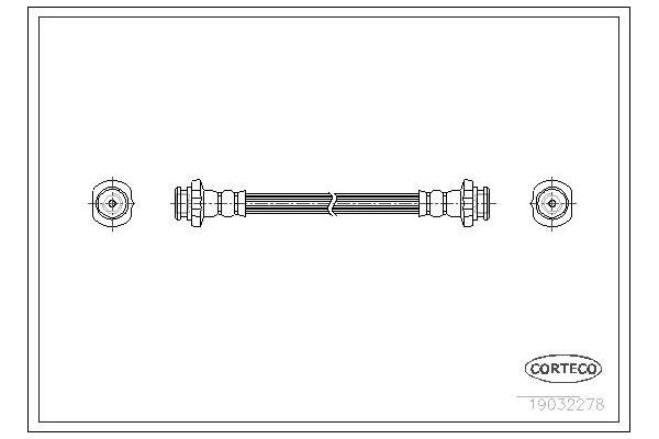 Fren Hortumu Arka Sağ Nissan Primera 4/5 Kapı (P11)(05.1996->)  CAVO C901 401A