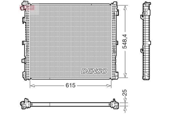 Su Radyatörü  DENSO DRM05018