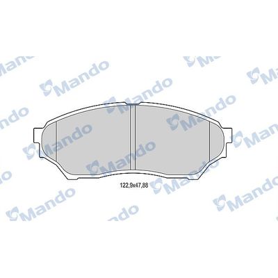 Fren Disk Balata Ön Mitsubishi Pajero Pinin (H60/H70)(1999->)  MANDO MBF015703