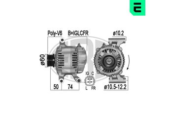 Alternatör  ERA 209532A  XR842452 2R8310300BA 2R83 10300 BA 2R8310300BB 2R83-10300-BB