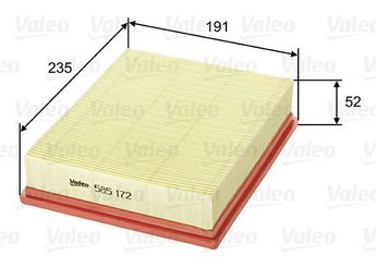 Hava Filtresi  VALEO 585172  4680657 46519049 46806576