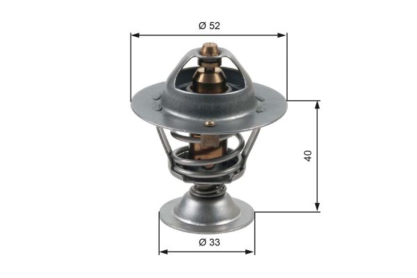 Termostat  Land Rover Defender (LD)(05.1996->09.2002)  GATES TH31588G1