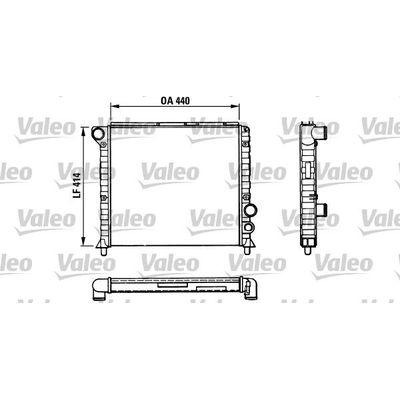 Su Radyatörü  VALEO 811389