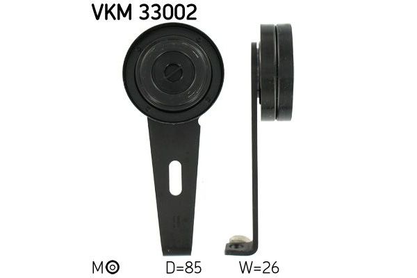 Vantilatör Kayış Gergi Rulmanı  Peugeot Boxer (270/310) Minibüs RS2850mm (->2002)  SKF VKM 33002