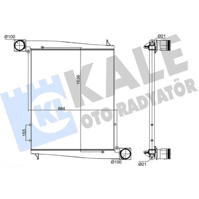 Turbo Radyatörü  KALE 375625