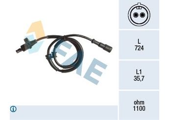 Abs Sensörü Arka Sol FAE 78164  7700432672 77 00 432 672