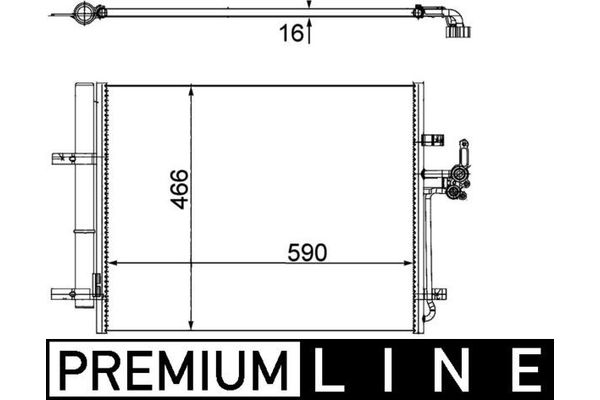Klima Radyatörü  MAHLE AC 500 000P