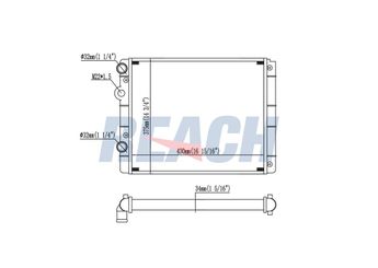 Su Radyatörü  ORİS BOP181022  6N0121253K 6N0121201 6N0121253AE