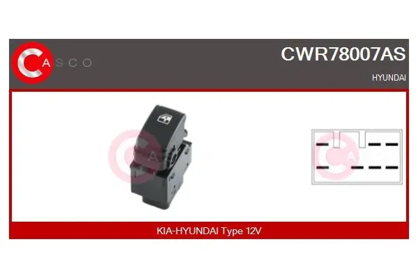 Cam Açma Düğmesi Arka Sol MOBIS 935801C010WK