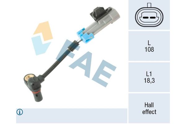 Abs Sensörü Ön Sağ veya Sol Chevrolet Captiva (2006->)  OPEL ORJINAL 96626078