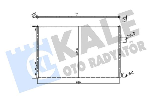 Klima Radyatörü  Jaguar XE (10.2014->)  KALE 358740