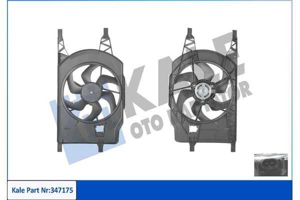 Radyatör Fan ve Motoru  Renault Vel Satis (BJ0)(02.2002->)  KALE 347175
