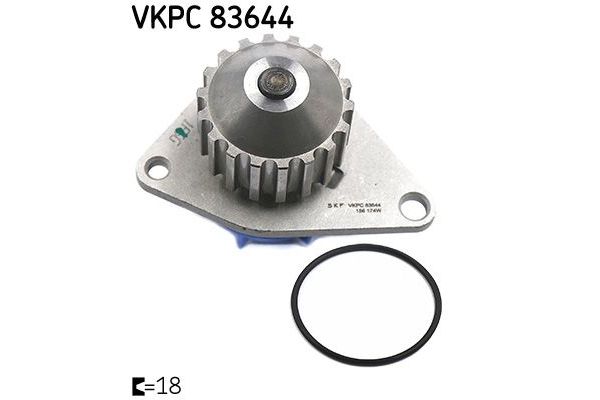Devirdaim Su Pompası  Peugeot 206 Sedan (09.2006->)  SKF VKPC 83644