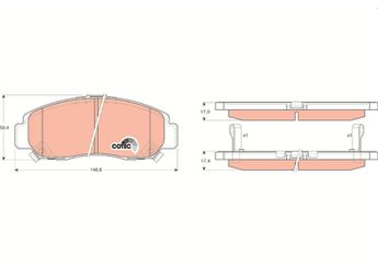 Fren Disk Balata Ön TRW GDB3268  GDB3268 6450S6EE50 06450-S6E-E50 45022S6EE50 45022-S6E-E50 45022S7AE00 45022-S7A-E00 45022S7AE50 45022-S7A-E50 45022SDAC00 45022-SDA-C00 45022SDAC01 45022-SDA-C01 45022SDBA00 45022-SDB-A00 45022SDBA10 45022-SDB-A10 45022SDDA00 45022-SDD-A00 45022SFEJ10 45022-SFE-J10 45022SJF305 45022-SJF-305 45022SJFE00 45022-SJF-E00 45022SMA000 45022-SMA-000 45022SNB000 45022-SNB-000 45022SNBE00 45022-SNB-E00 45022SNBE01 45022-SNB-E01 45022TR0E00 45022-TR0-E00 45022TR0E01 45022-TR0-E01 45022TR0E50 45022-TR0-E50 45022SMA010
