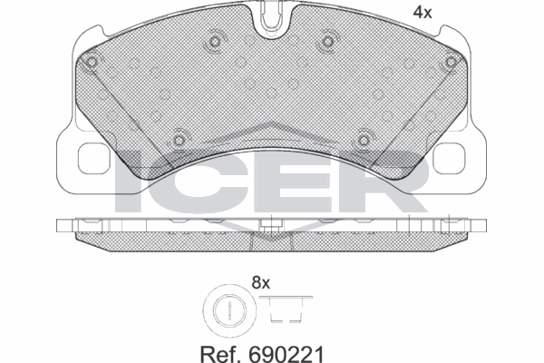 Fren Disk Balata Ön VALEO 670952